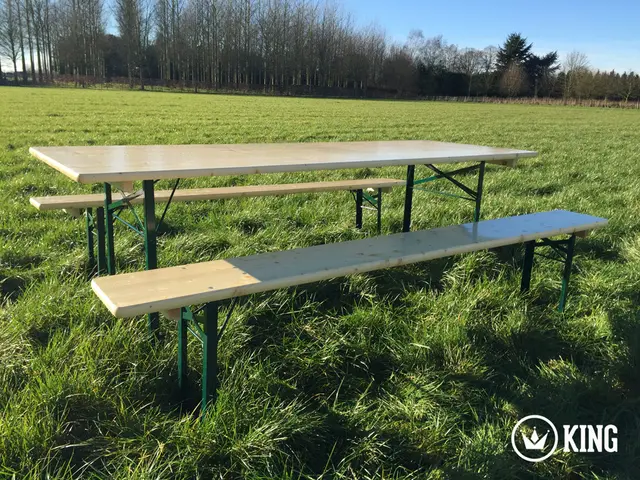Set brasserie KING® 220 × 80 cm (table + 2 bancs) – photo 4