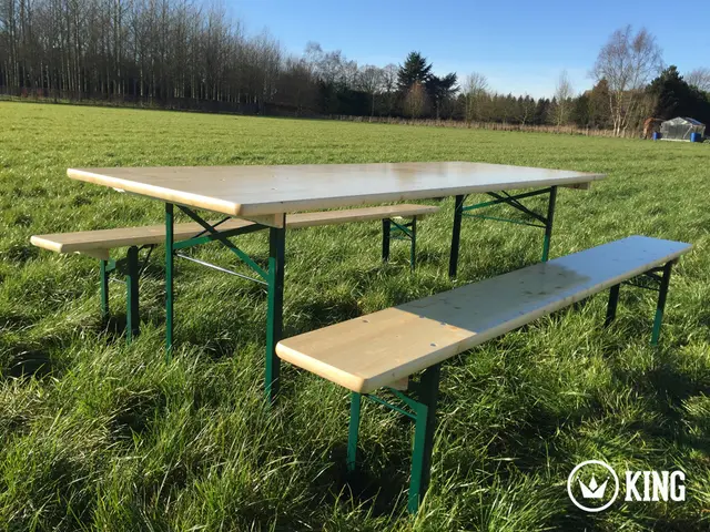 Set brasserie KING® 220 × 80 cm (table + 2 bancs) – photo 5