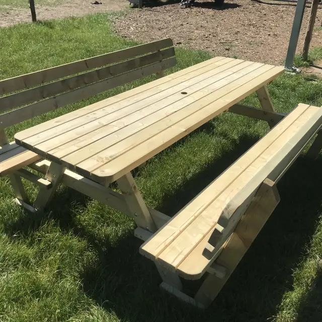 Table de pique-nique KING® 240 cm avec dossiers – photo 4