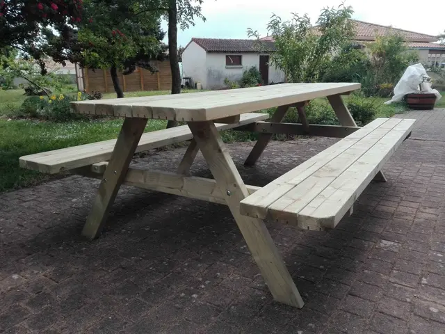 Table de pique-nique ROYAL KING® 240 cm – photo 2